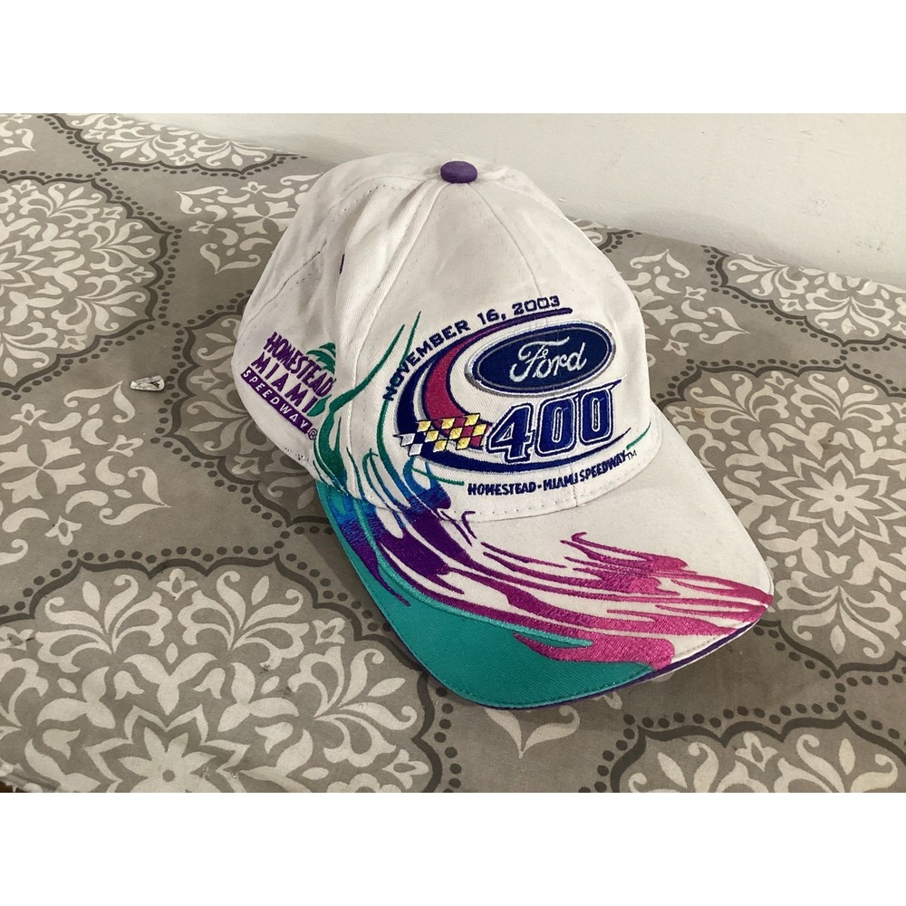 2003 NASCAR Winston Cup Series Ford 400 Homestead Miami Speedway 20° Hat Cap